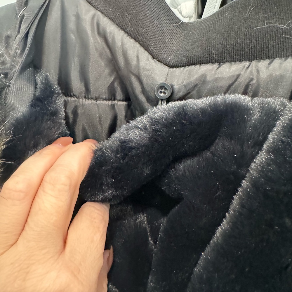 Black Torrid Nylon 3 In 1 Parka Puffer Coat Jacket size 2 - Picture 8 of 11